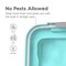 IRIS USA 30lbs+11lbs Airtight Pet Food Storage Container Combo with Scoop and Casters, up to 41lbs